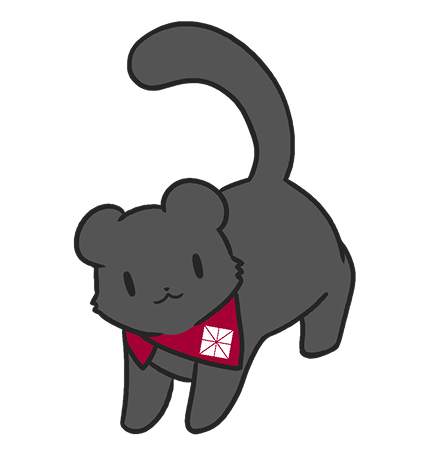 A panther with a Chapman bandana.